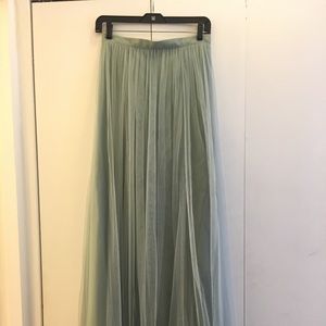 Tulle bridesmaid skirt